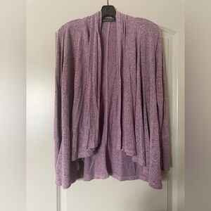 Harlowe & Graham Lilac Knit Cardigan